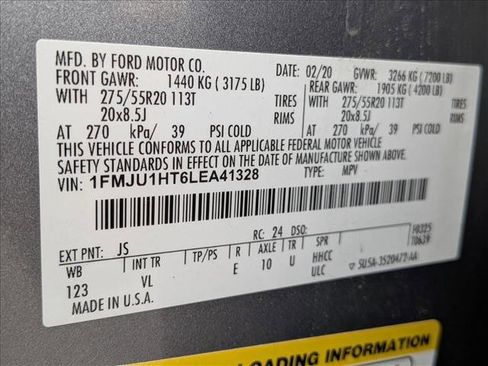 Used 2020 Ford Expedition XLT w/ Equipment Group 202A RWD image 20