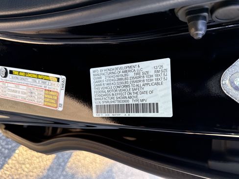 New 2026 Honda Odyssey EX-L image 33