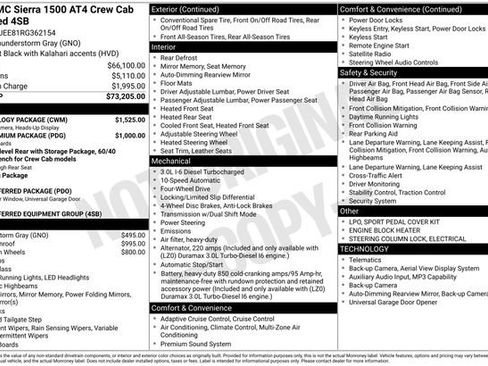 Used 2024 GMC Sierra 1500 AT4 w/ Technology Package AWD/4WD image 5
