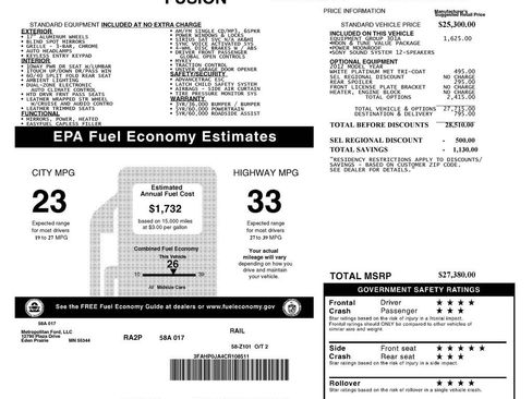 Used 2012 Ford Fusion SEL image 36
