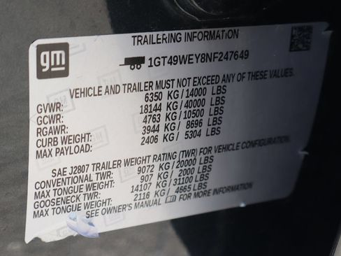 Used 2022 GMC Sierra 3500 Denali AWD/4WD image 58
