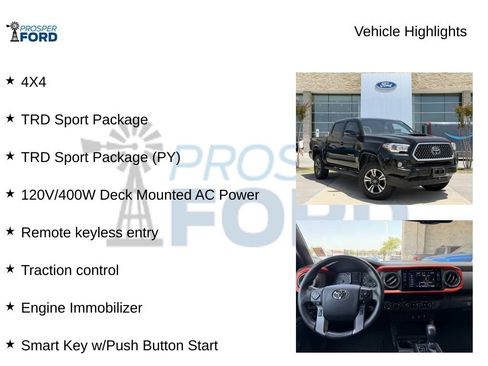 Used 2019 Toyota Tacoma TRD Sport AWD/4WD image 4