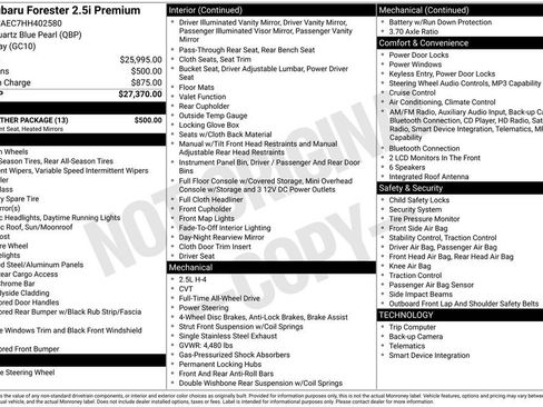 Used 2017 Subaru Forester 2.5i Premium w/ All-Weather Package image 3