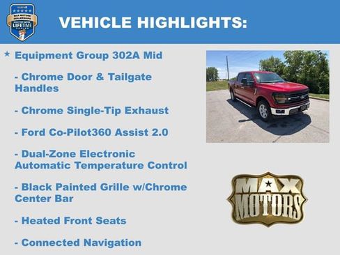 New 2025 Ford F150 XLT w/ Equipment Group 302A MID AWD/4WD image 6