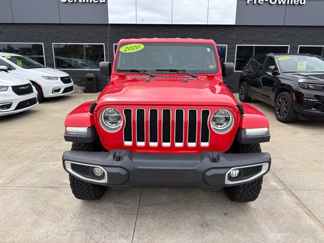 Certified 2020 Jeep Wrangler Unlimited Sahara w/ LED Lighting Group AWD/4WD image 2