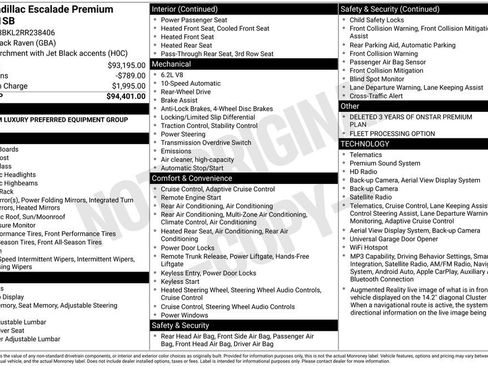 Used 2024 Cadillac Escalade Premium Luxury RWD image 2