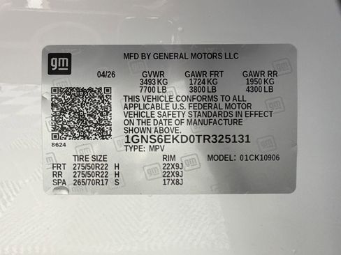 New 2026 Chevrolet Suburban RST AWD/4WD image 16