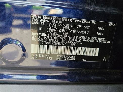 Used 2025 Toyota RAV4 XLE w/ Convenience Package FWD image 21