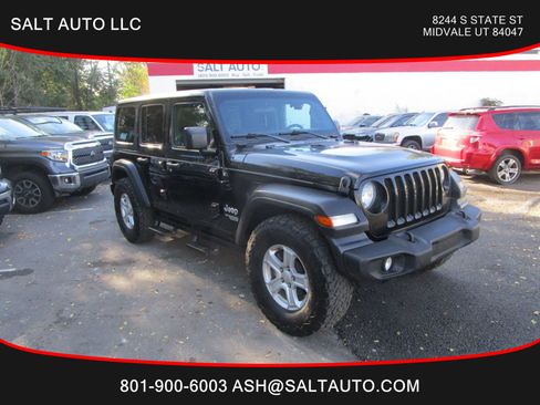 Used 2021 Jeep Wrangler Unlimited Sport image 1