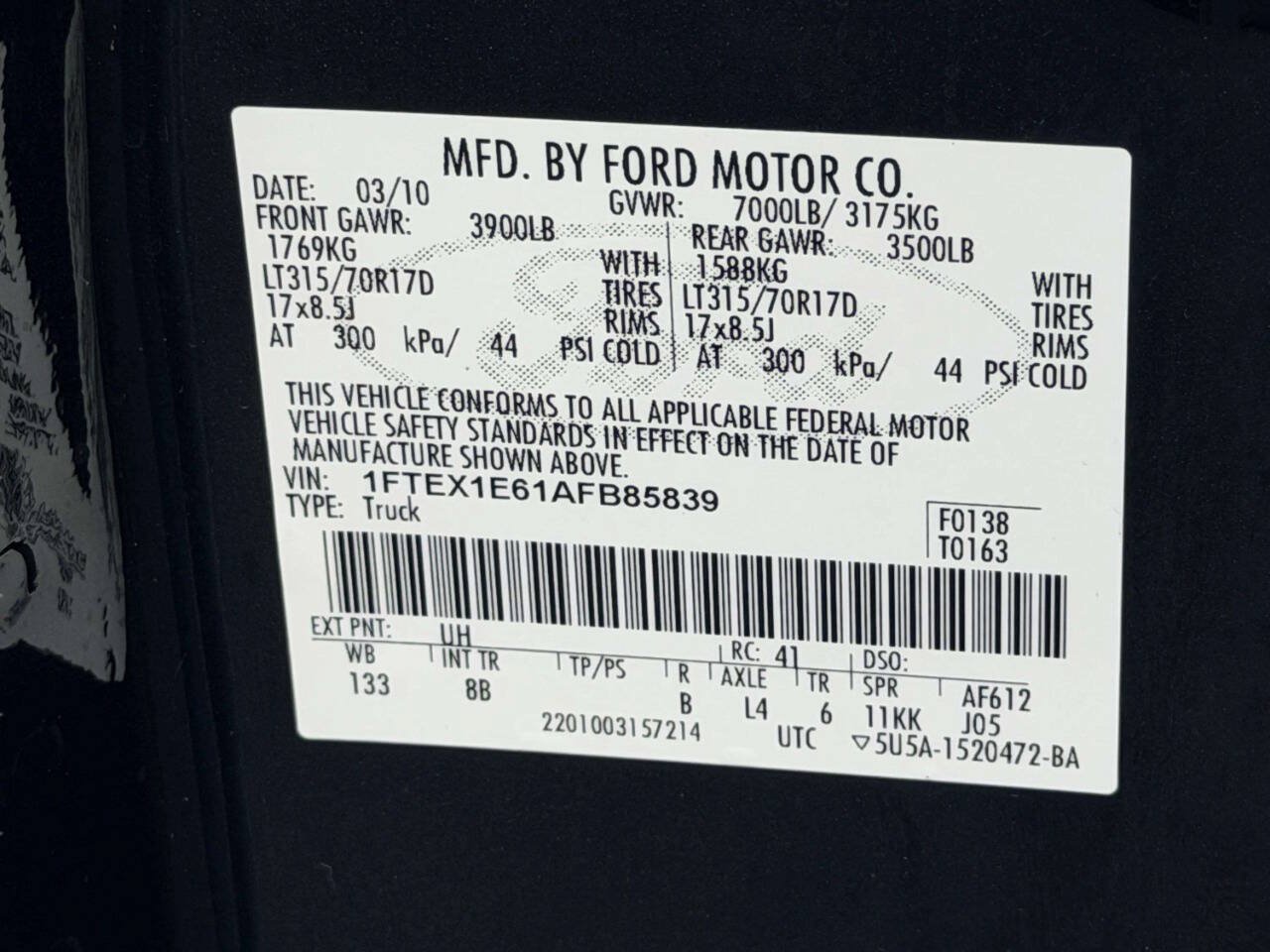 Used 2010 Ford F150 Raptor AWD/4WD image 21