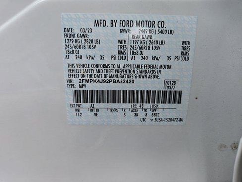 Certified 2023 Ford Edge SEL w/ Convenience Package AWD/4WD image 27