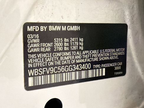 Used 2016 BMW M5 RWD image 13