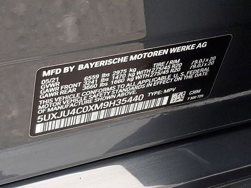 Used 2021 BMW X5 M50i w/ Executive Package image 29