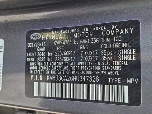 Used 2017 Hyundai Tucson Eco AWD/4WD image 14