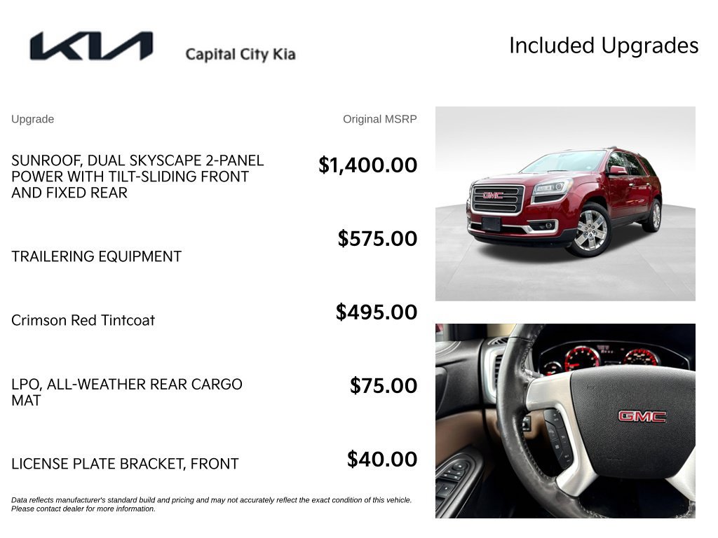 Used 2017 GMC Acadia Limited SLT AWD/4WD image 4