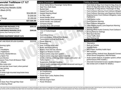 Certified 2024 Chevrolet TrailBlazer LT w/ LT Cold Weather Package FWD image 3