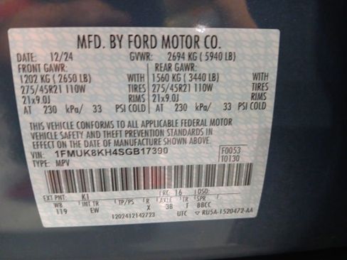 Used 2025 Ford Explorer ST-Line w/ Premium Package AWD/4WD image 10
