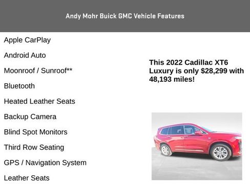 Used 2022 Cadillac XT6 Luxury FWD image 4