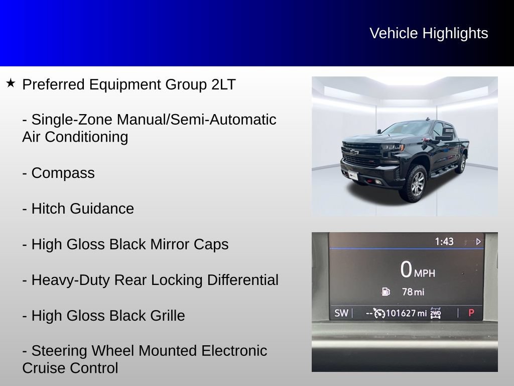Used 2020 Chevrolet Silverado 1500 LT Trail Boss w/ Midnight Edition AWD/4WD image 16