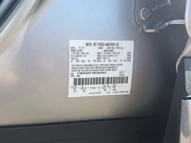 Used 2021 Ford Explorer XLT w/ Class III Trailer Tow Package AWD/4WD image 53