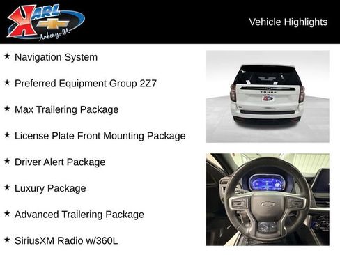 Certified 2023 Chevrolet Tahoe Z71 w/ Luxury Package image 2