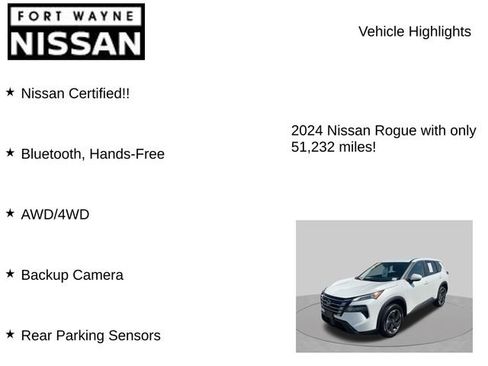 Certified 2024 Nissan Rogue SV AWD/4WD image 8