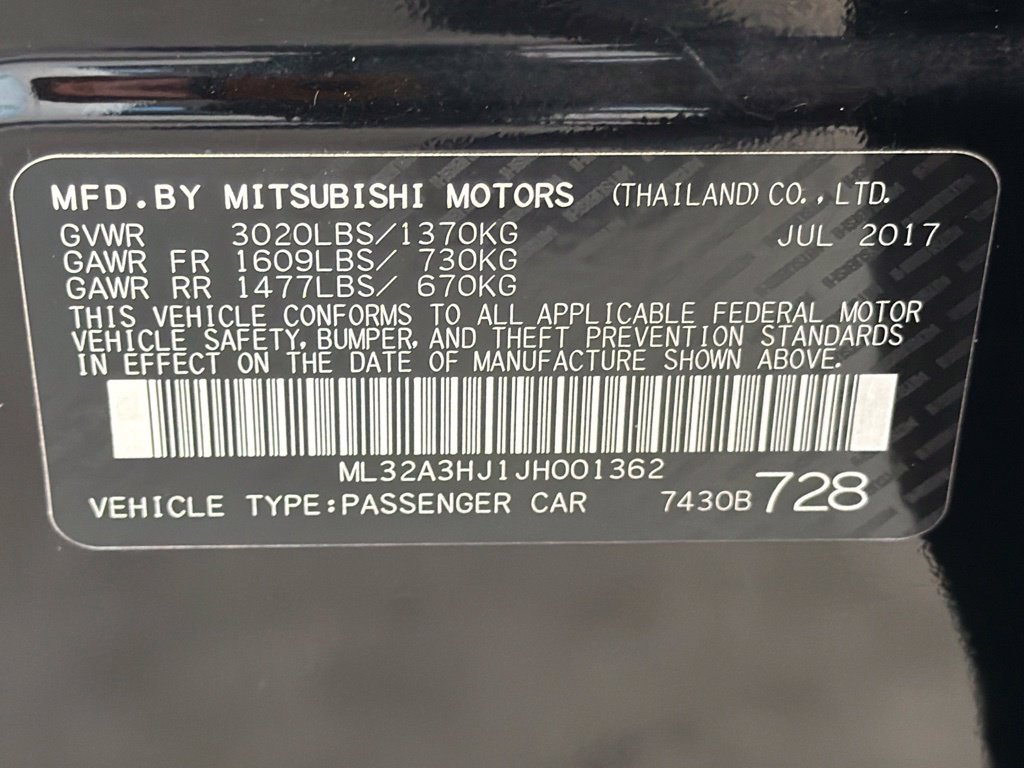 Used 2018 Mitsubishi Mirage ES FWD image 33