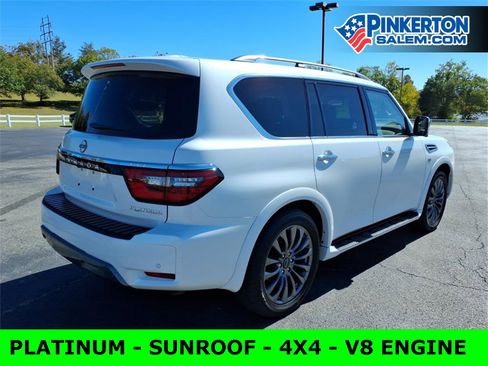 Used 2021 Nissan Armada Platinum w/ Captain's Chairs Package image 3