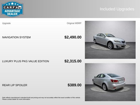Used 2013 Lexus IS 250 AWD w/ Luxury Plus Pkg Value Edition image 5