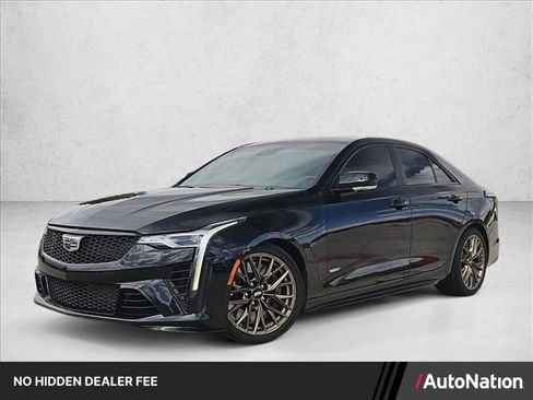 Used 2023 Cadillac CT4 V Blackwing w/ Driver Assist Package RWD image 1