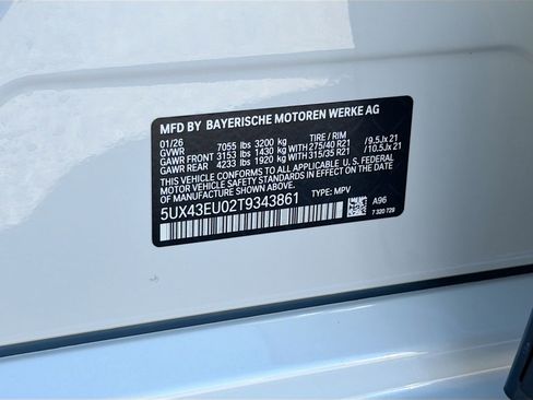 New 2026 BMW X5 xDrive50e w/ M Sport Package image 44