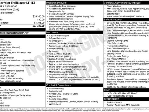 Used 2025 Chevrolet TrailBlazer LT image 42