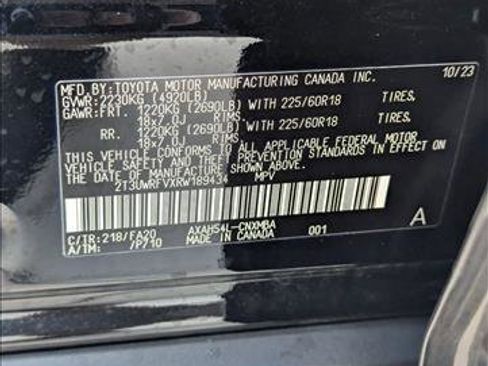 Certified 2024 Toyota RAV4 AWD Hybrid image 23