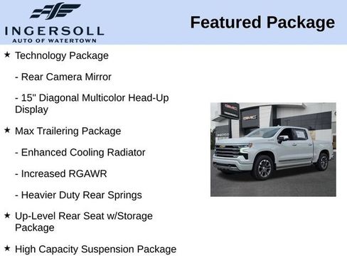 Used 2025 Chevrolet Silverado 1500 High Country w/ Technology Package AWD/4WD image 15