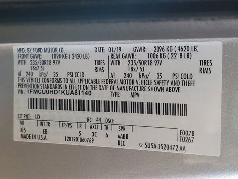 Used 2019 Ford Escape SEL image 33