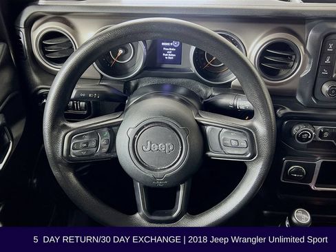 Used 2018 Jeep Wrangler Unlimited Sport AWD/4WD image 14