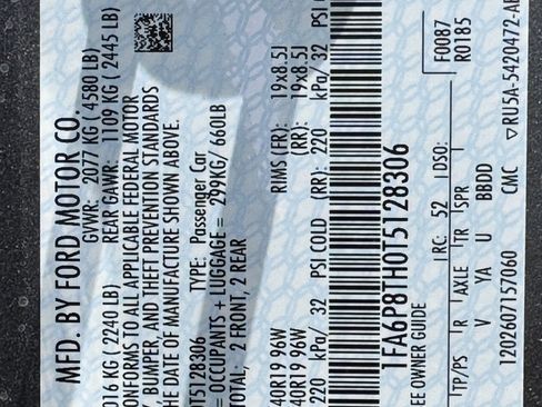 New 2026 Ford Mustang Coupe w/ Mustang Nite Pony Package RWD image 11