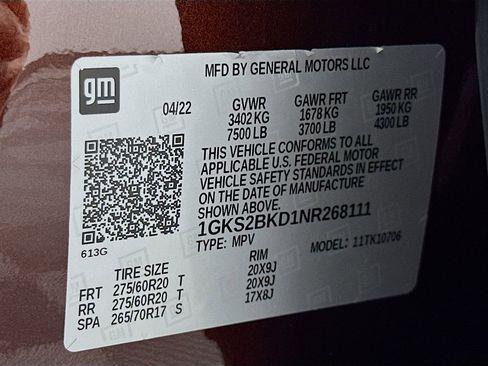 Used 2022 GMC Yukon SLT w/ SLT Premium Package image 33