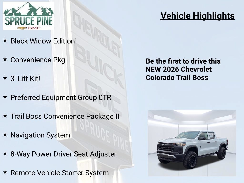 New 2026 Chevrolet Colorado Trail Boss AWD/4WD image 5