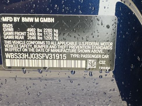 Used 2025 BMW M3 Competition w/ M Driver's Package image 33