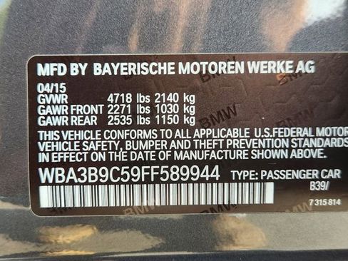 Used 2015 BMW 335i xDrive Sedan AWD/4WD image 6