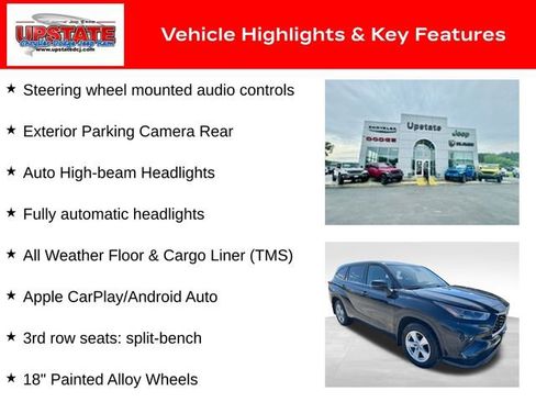 Used 2022 Toyota Highlander LE AWD/4WD image 9
