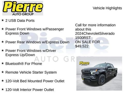 Used 2024 Chevrolet Silverado 1500 RST w/ Convenience Package II AWD/4WD image 7