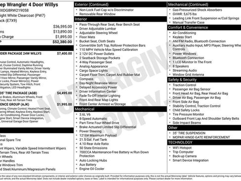 Used 2024 Jeep Wrangler Unlimited Sport AWD/4WD image 23