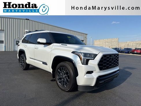 Used 2025 Toyota Sequoia Platinum w/ Tow Technology Package AWD/4WD image 1