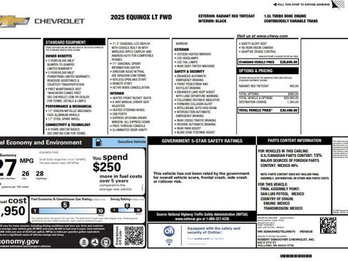 Used 2025 Chevrolet Equinox LT FWD image 4