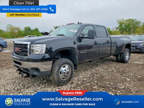 Used 2011 GMC Sierra 3500 SLT w/ SLT Convenience Package AWD/4WD image 1