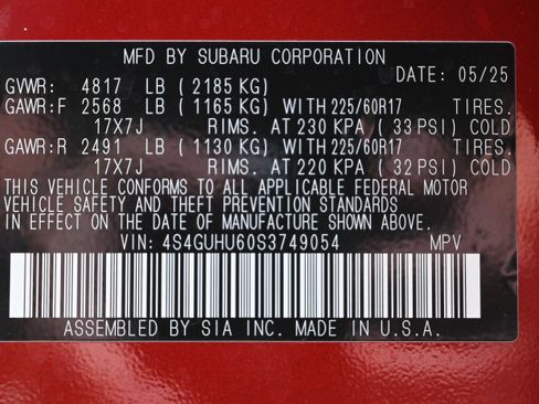 Certified 2025 Subaru Crosstrek 2.5i Wilderness w/ Wilderness Package image 36