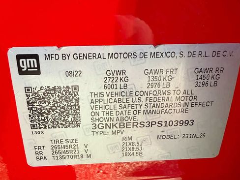 Used 2023 Chevrolet Blazer RS w/ Enhanced Convenience Package image 33