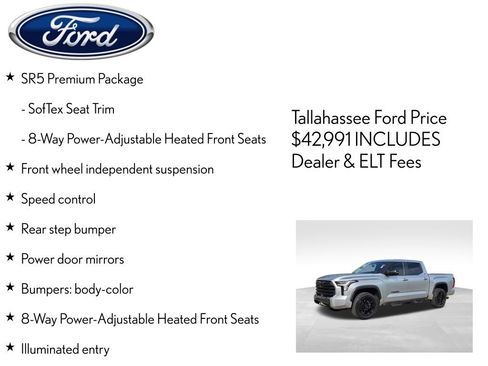 Used 2024 Toyota Tundra SR5 w/ SR5 Premium Package AWD/4WD image 4
